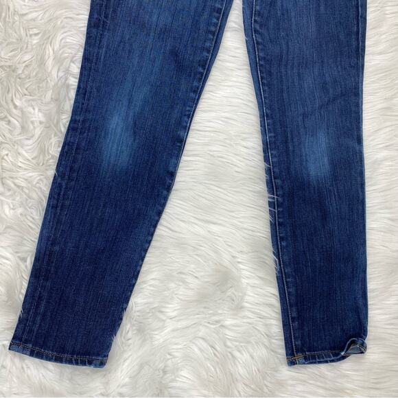 J. Crew Women's Toothpick Jeans Size 27 Blue Medium Low Rise Casual - Picture 5 of 11